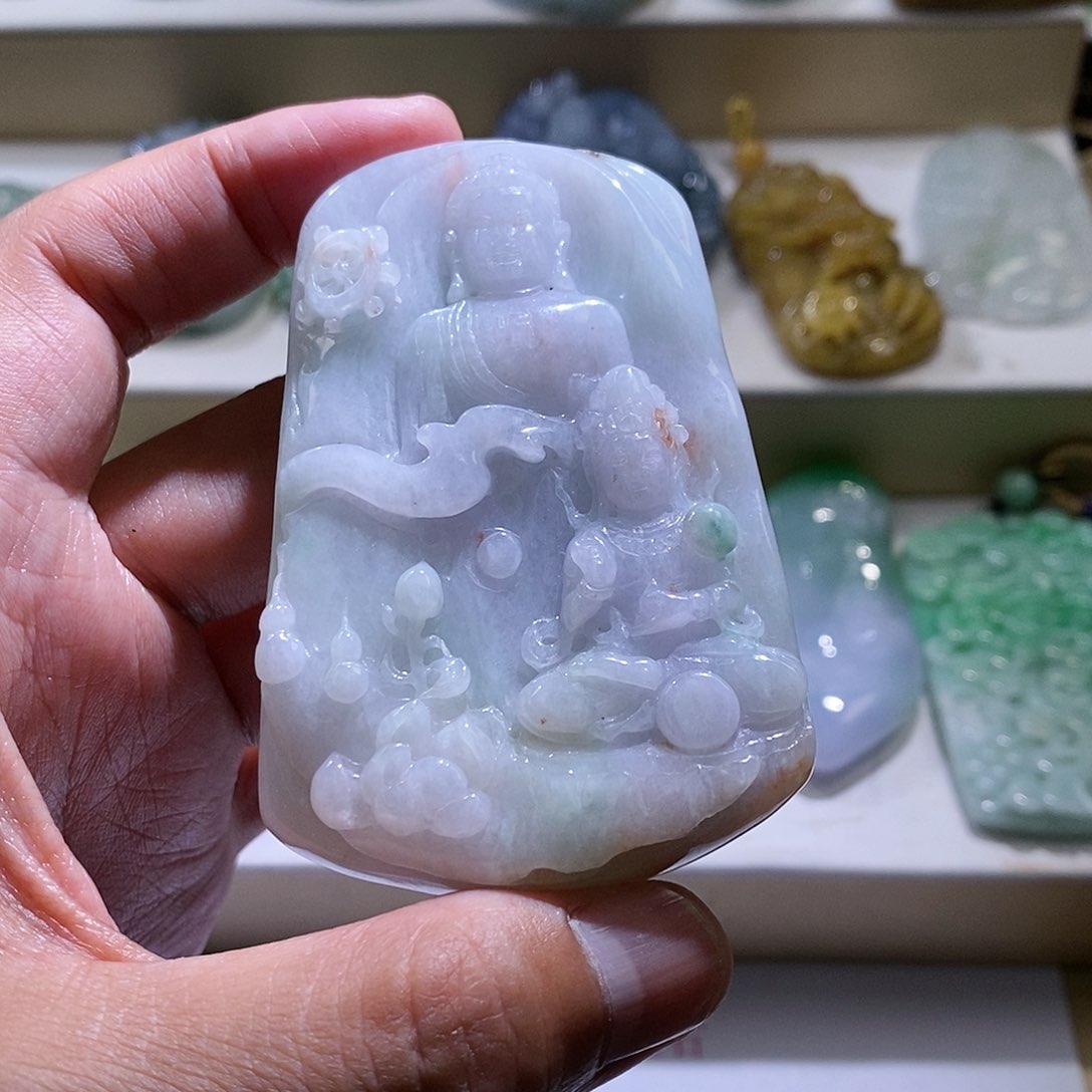 【闪购商品】翡翠颈饰未镶嵌观音