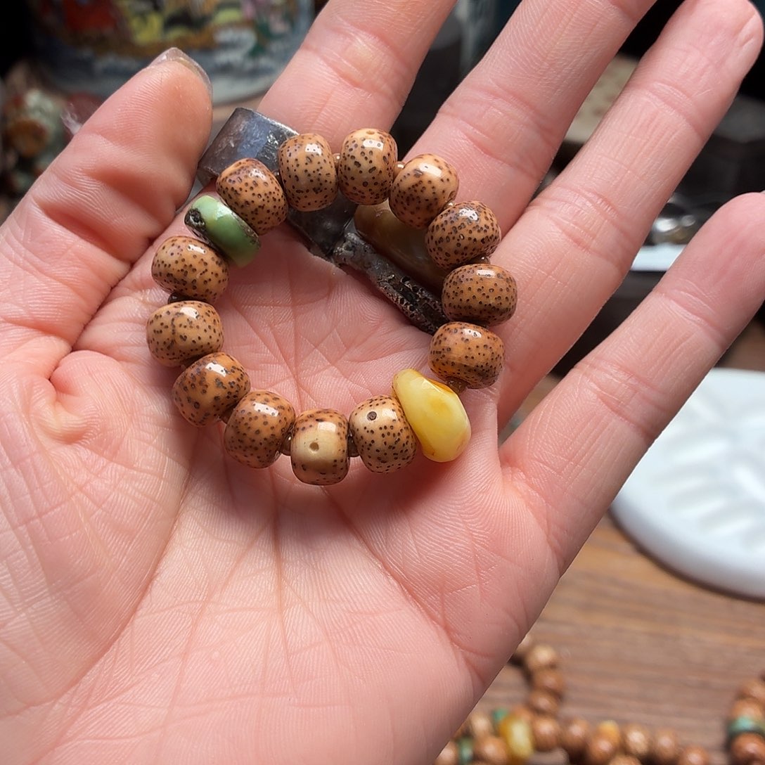 铁合金合金锆石手串