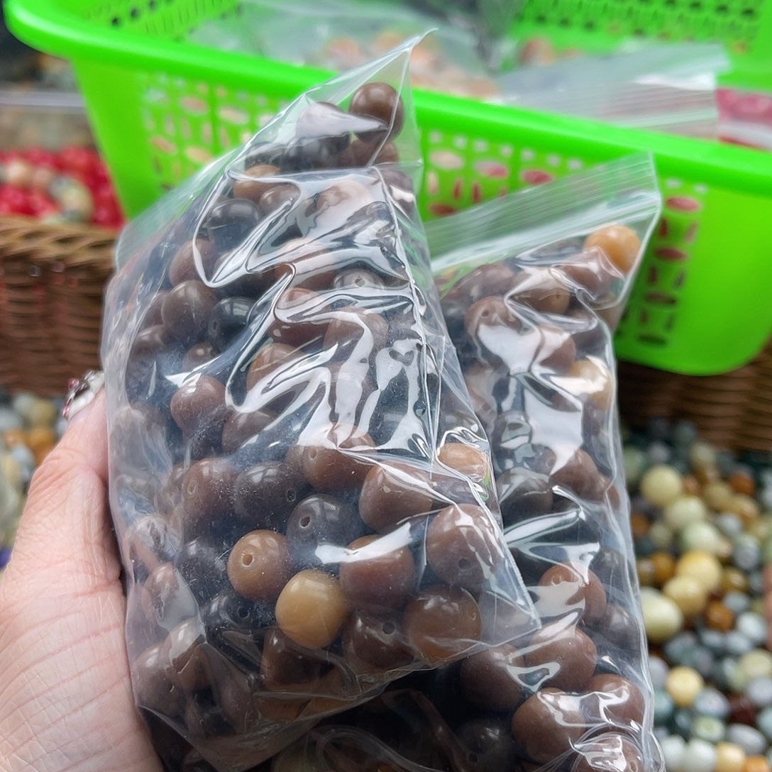 白玉菩提吊坠Z/10mm/150颗锅底