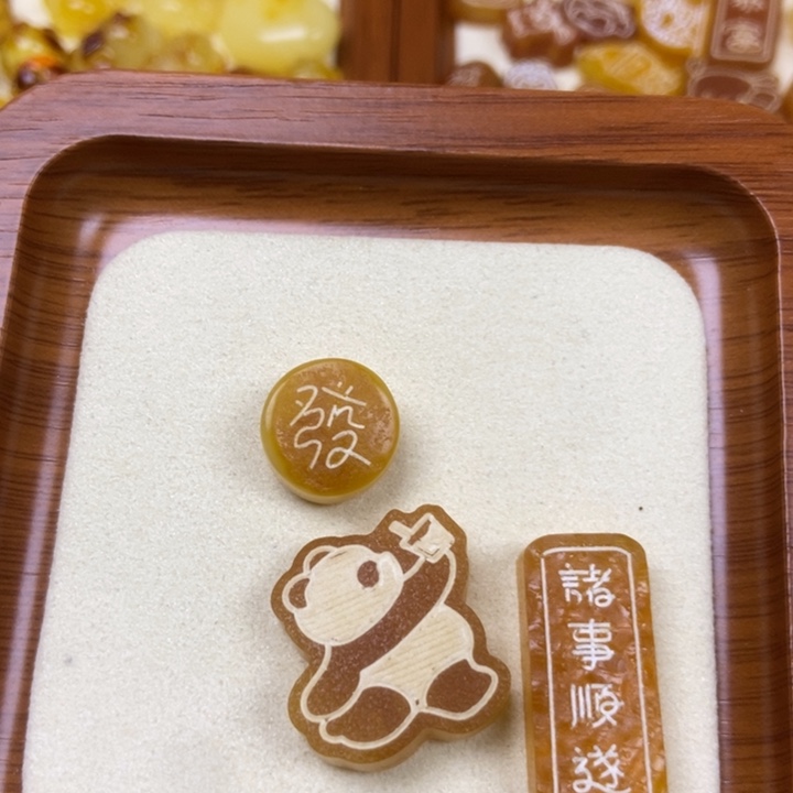 划***火吊坠橄榄核定做手机挂件