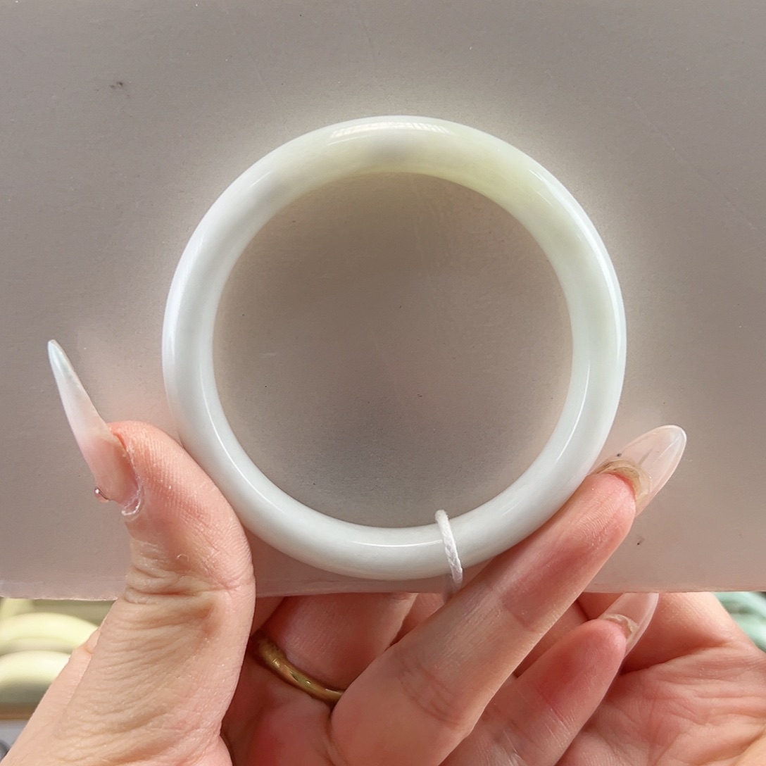 蓝田玉（蛇纹石化大理石玉）手镯未镶嵌潇**哥