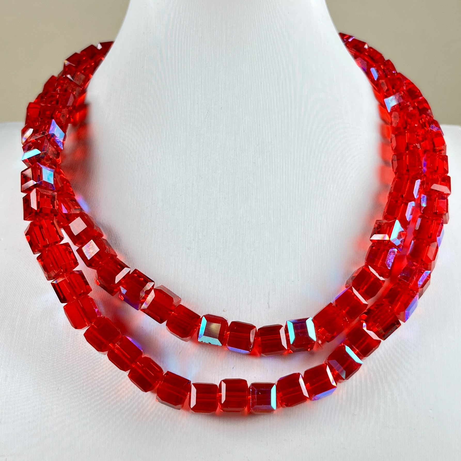 【超星专属】W014 精美红项链 多样性发其一