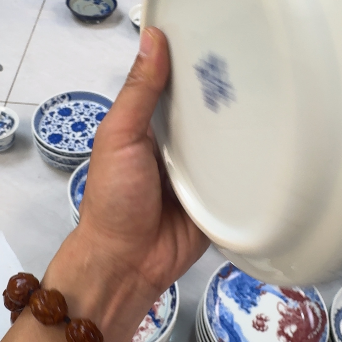 杯青花缠枝莲大壶承18