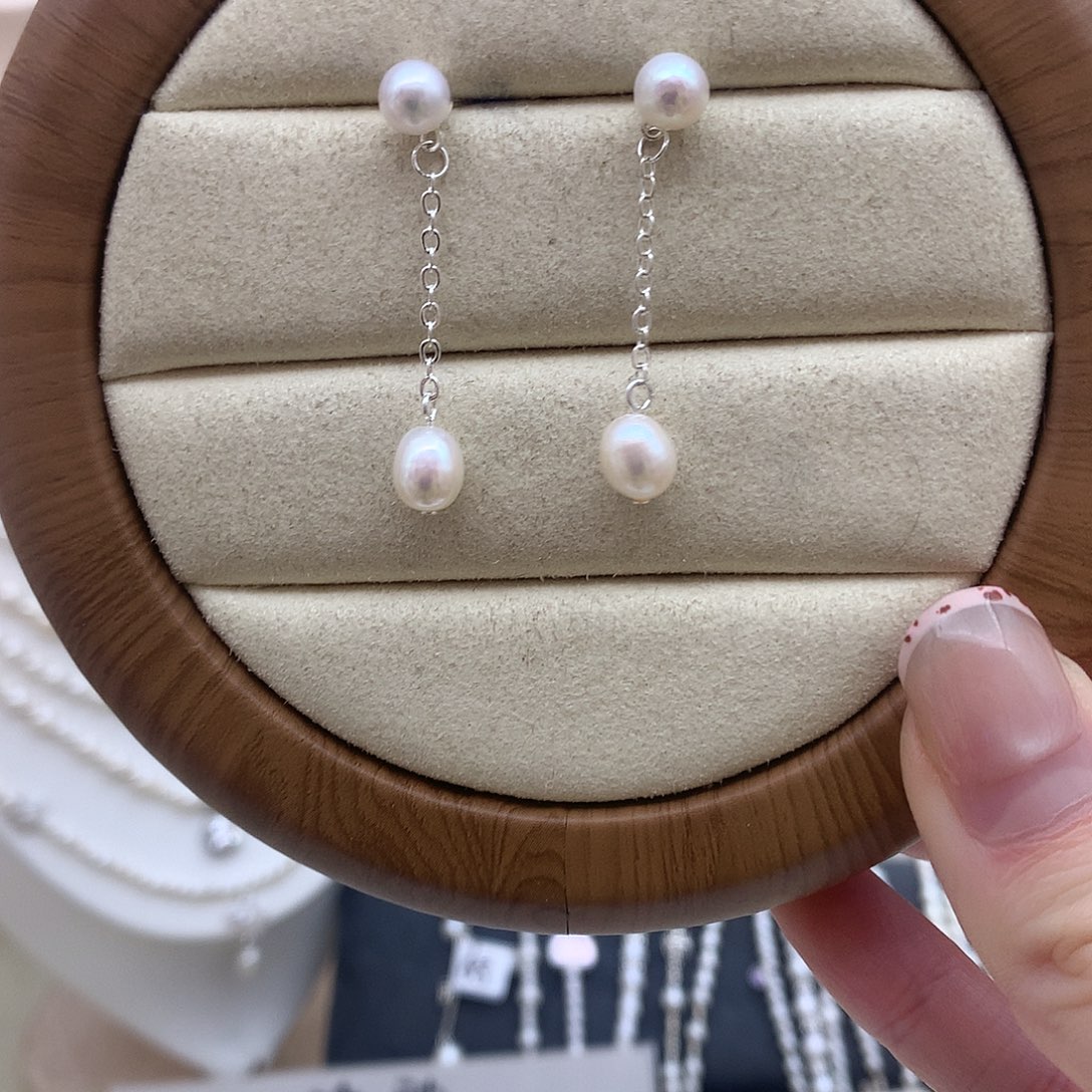耳饰未镶嵌淡水珍珠