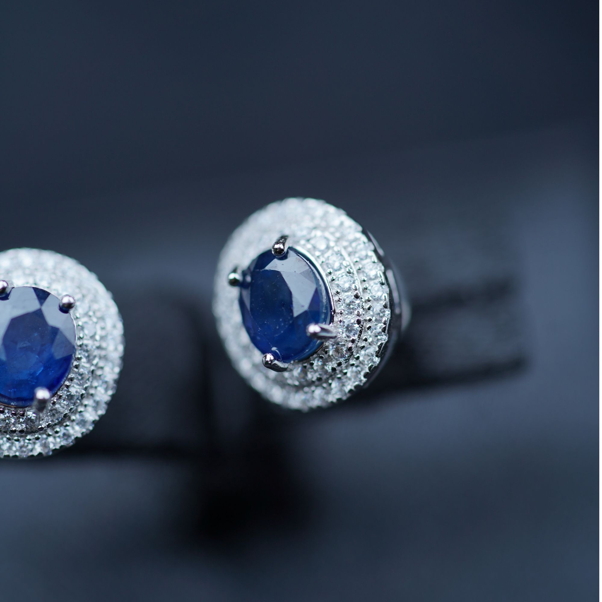 JSLBE0242-蓝宝石耳钉