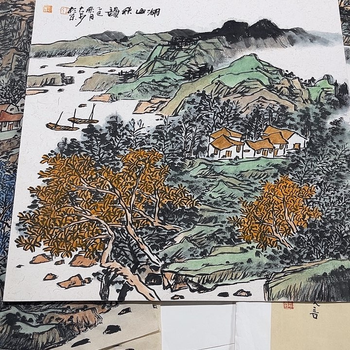姜奇老师山水作品50×50