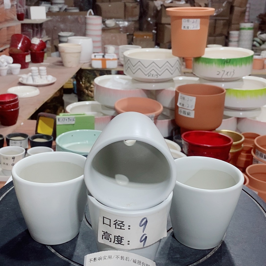 微瑕花盆-017-口9×9-4个