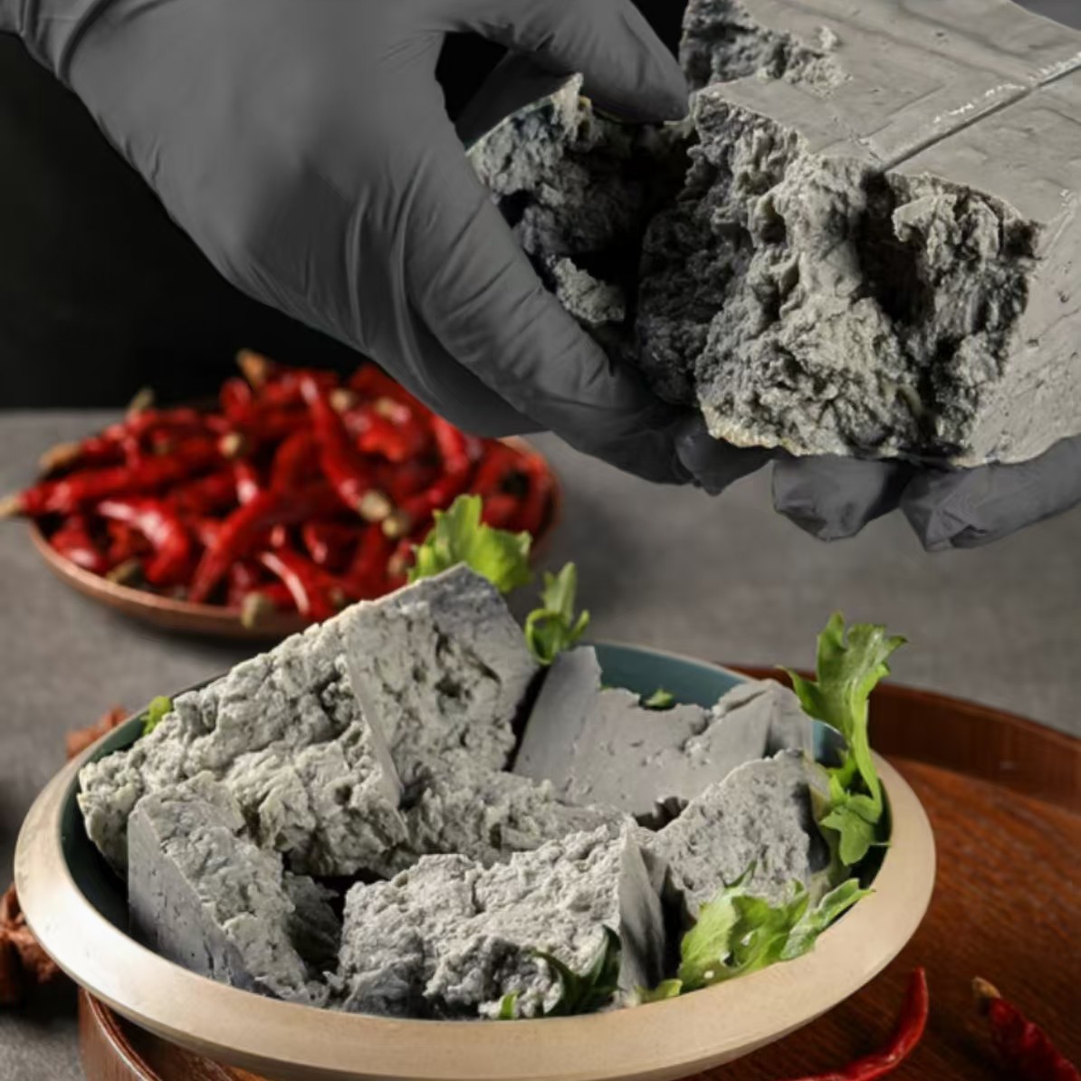 镇雄纯手工黑豆石灰豆腐(顺丰包邮到家)