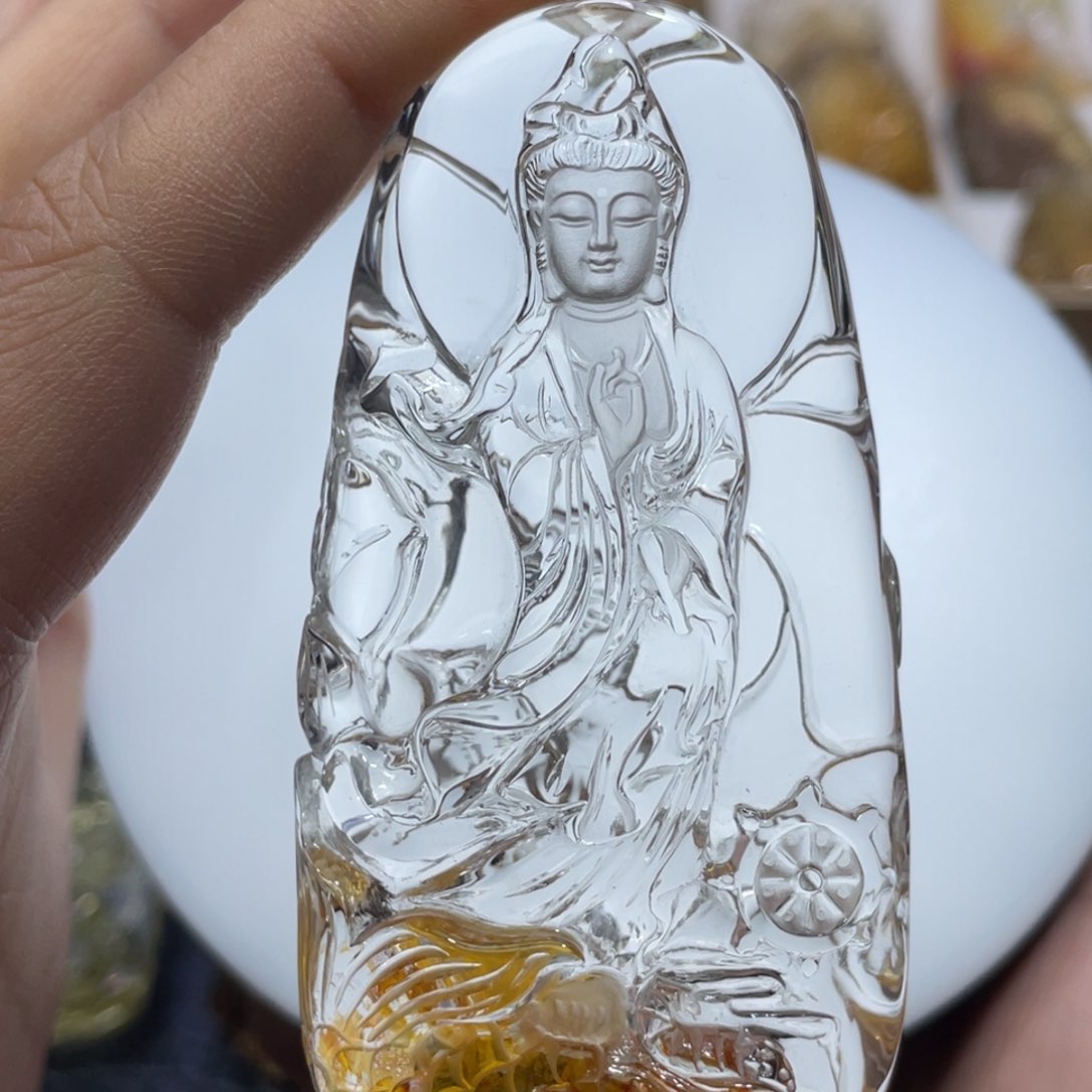 水晶颈饰未镶嵌定制