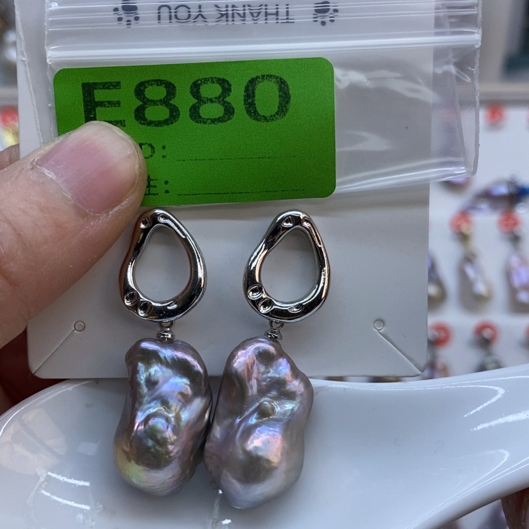 未镶嵌淡水珍珠美丽哦哦哦