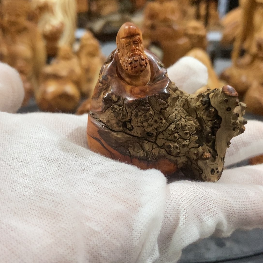 柏木（崖柏）铜*留疤达摩