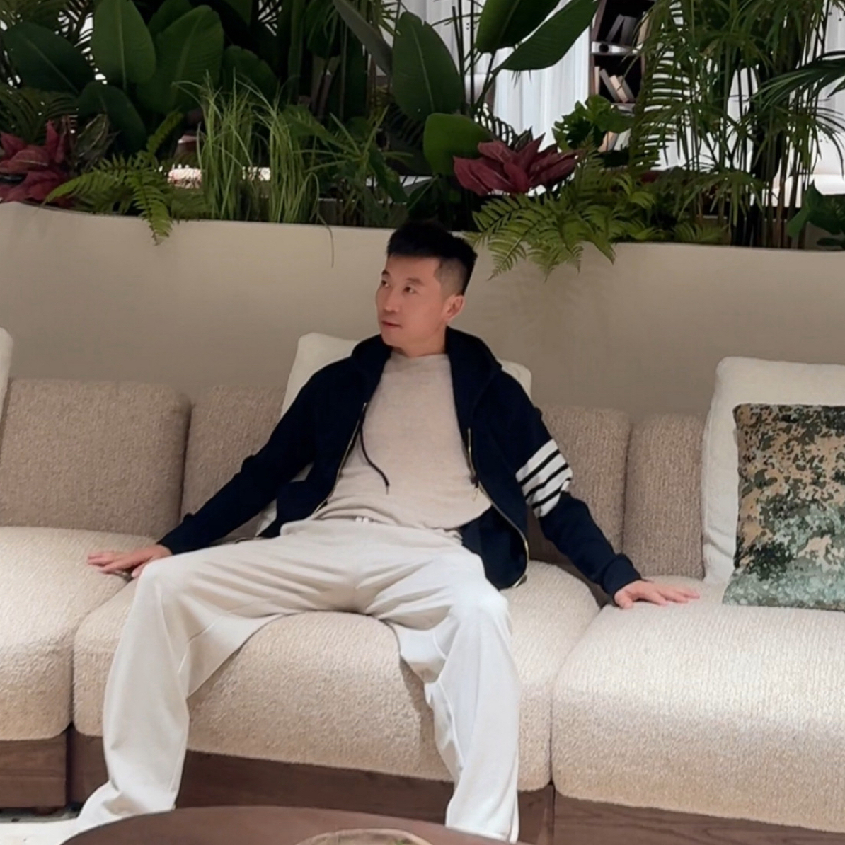 华夫格经典连帽男女情侣休闲外套  B0206-1