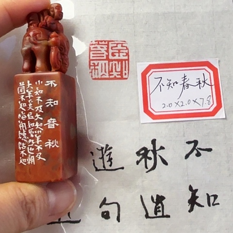青田石印石篆刻作品