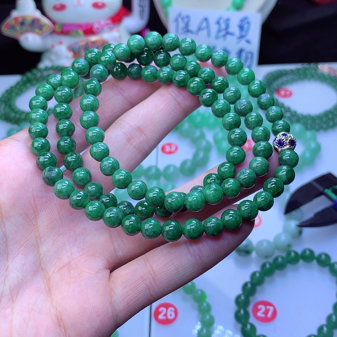 翡翠毛衣链未镶嵌卡7