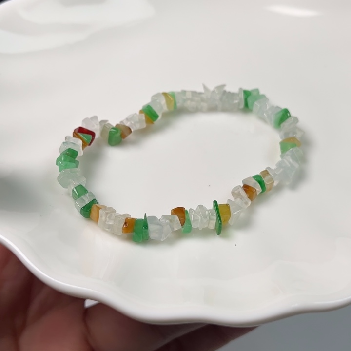 糖***糖翡翠未镶嵌手串翡翠