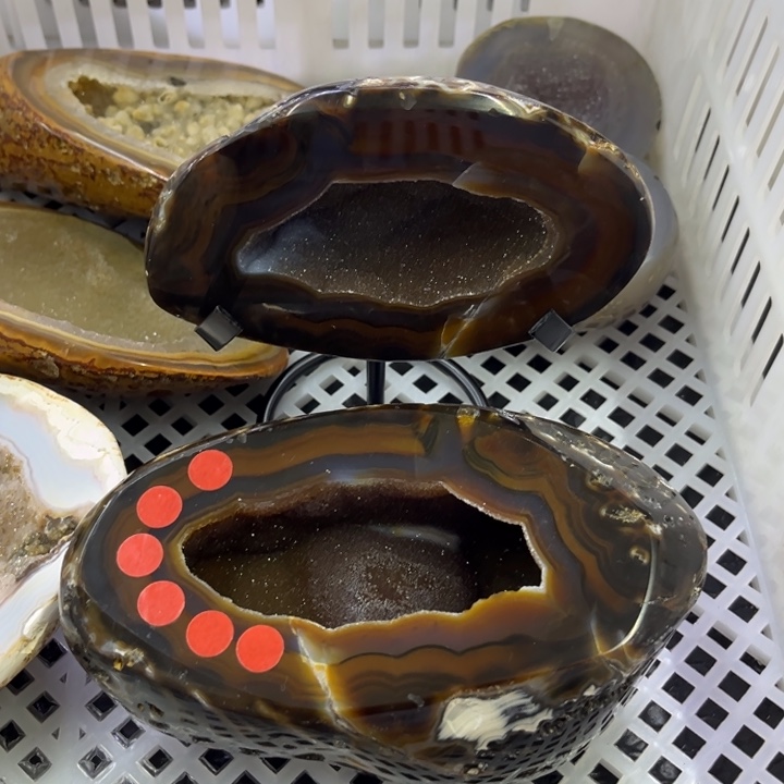 珠宝半成品未镶嵌水晶聚宝盆