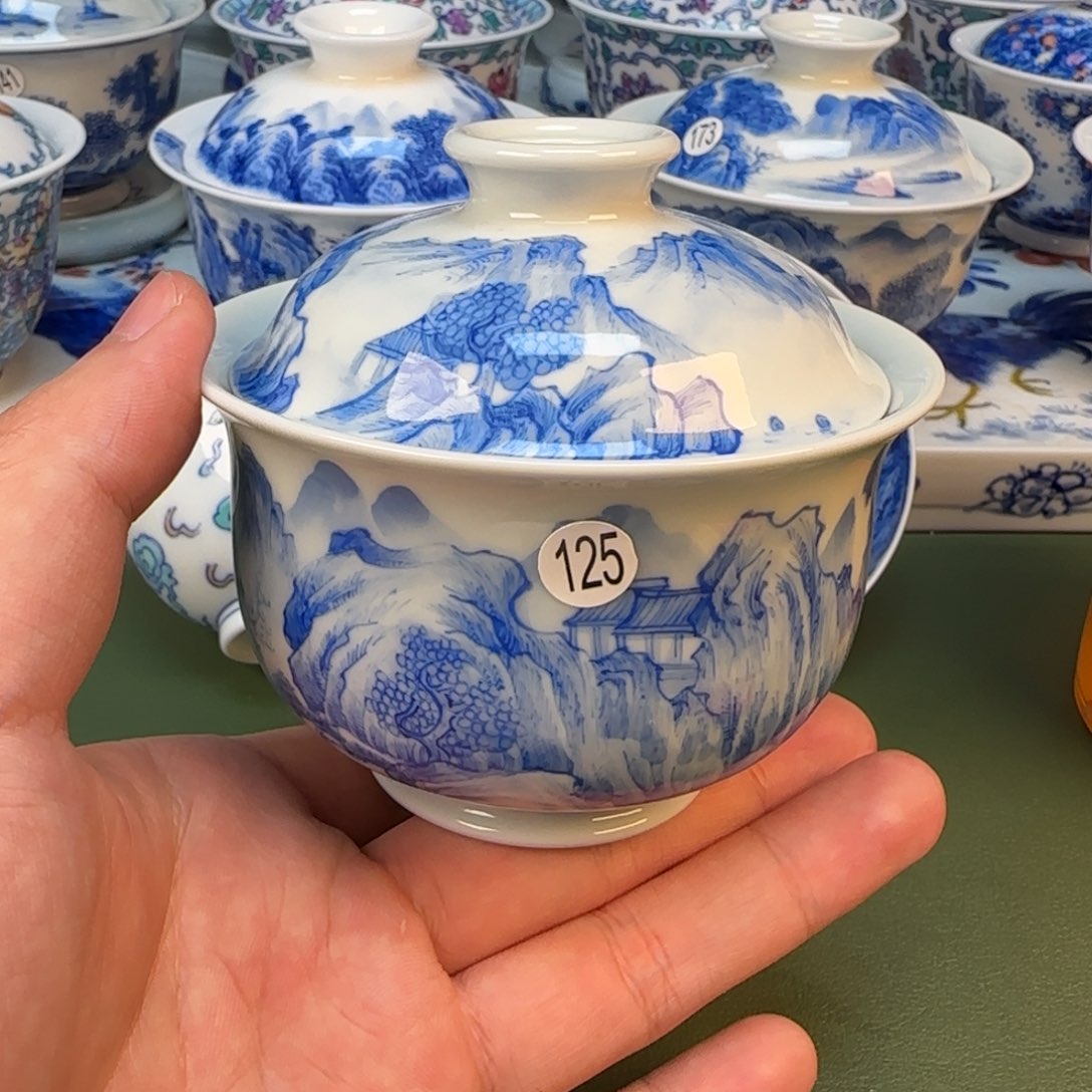 彦祖纯手工手绘茶具125