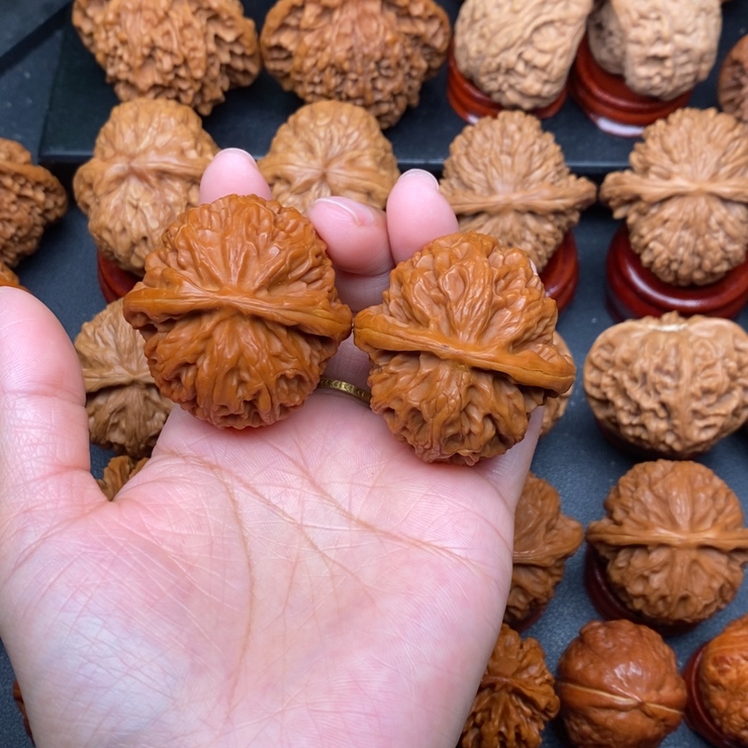 文玩核桃把件43宫灯