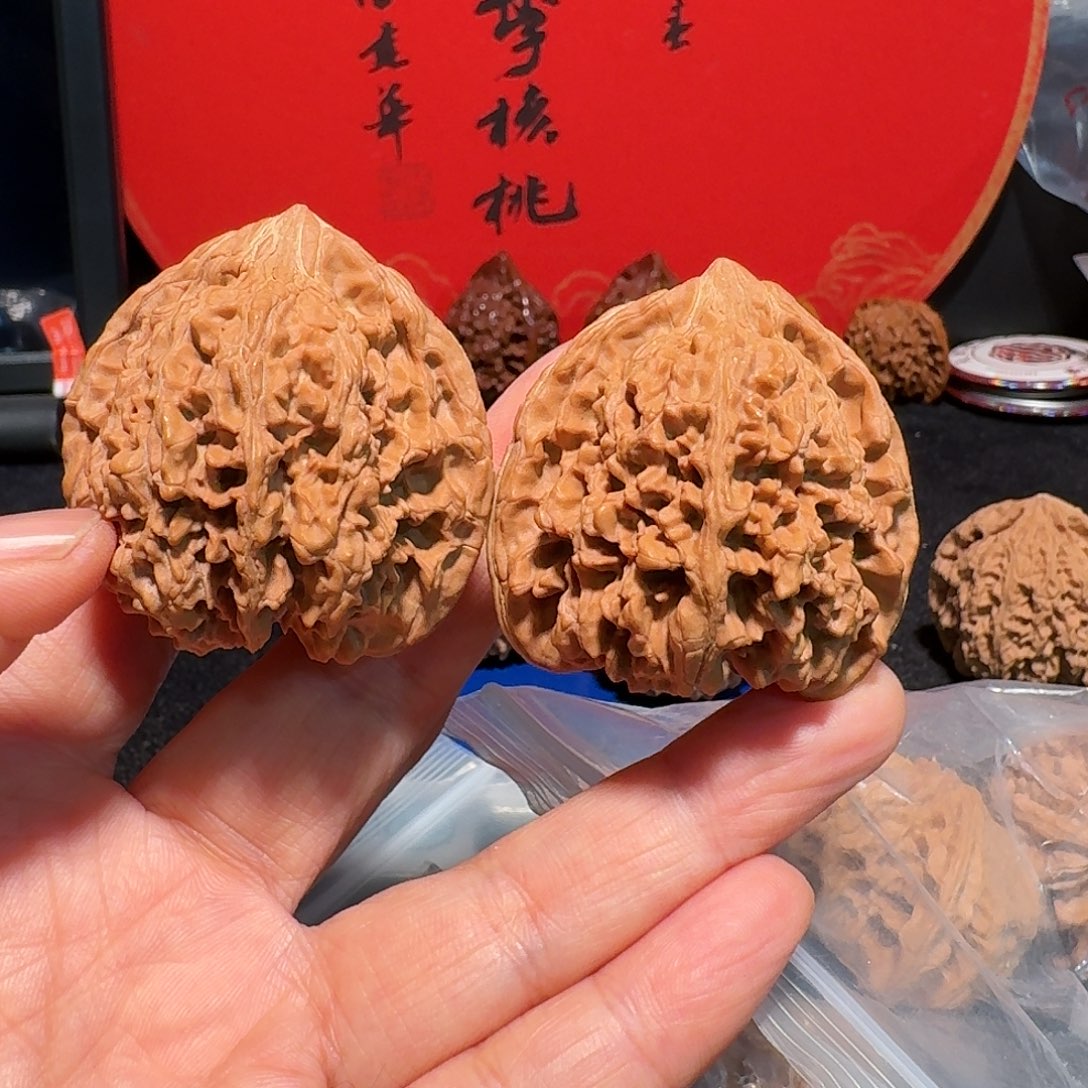 把件文玩核桃满天星45