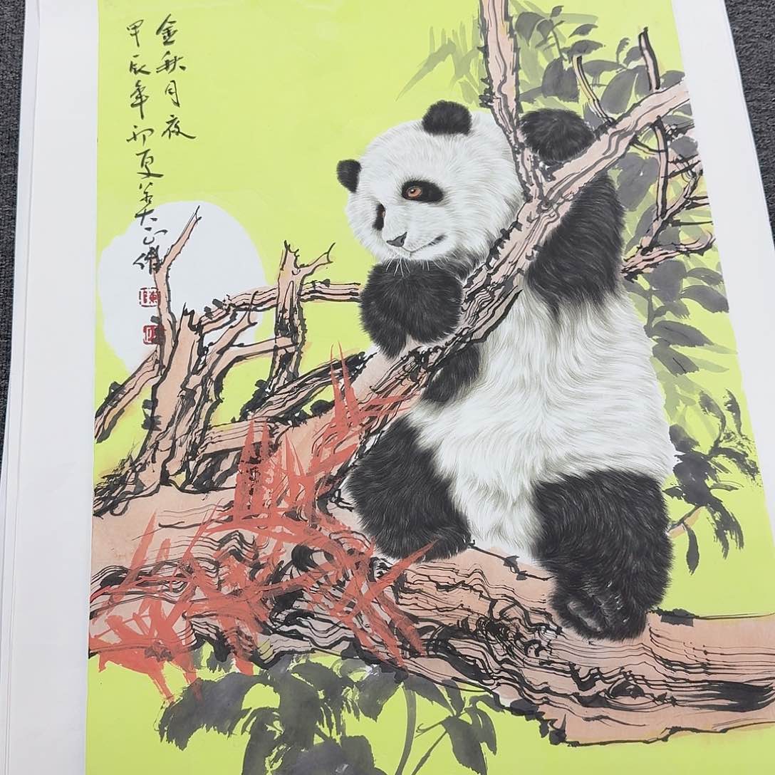 国画多次参加国内外大型