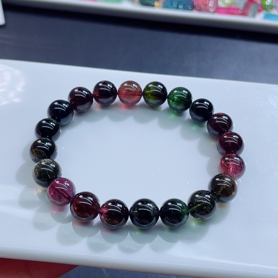 未镶嵌手链碧玺9.7mm