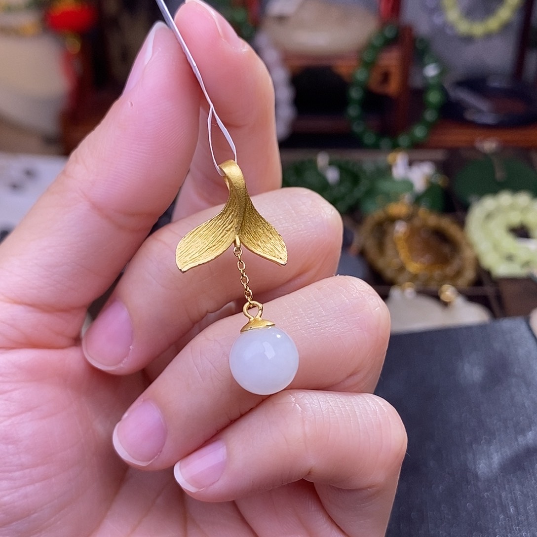 和田玉925.银吊坠清货价未镶嵌