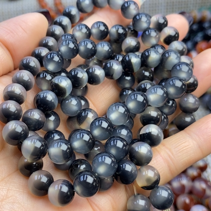 玛瑙/玉髓手链未镶嵌用****4