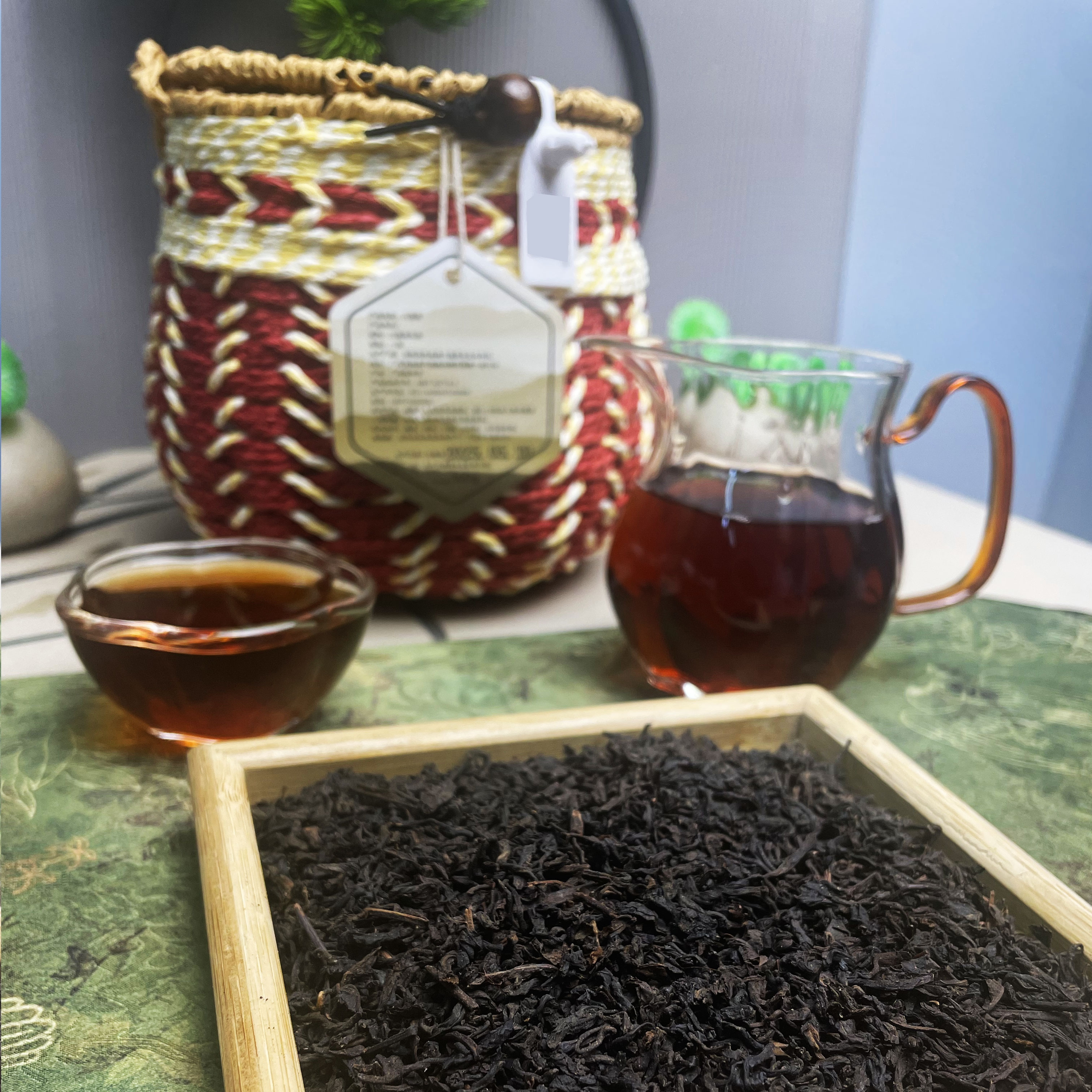 2015现代工艺枣香六堡茶滋味甘甜口感醇厚