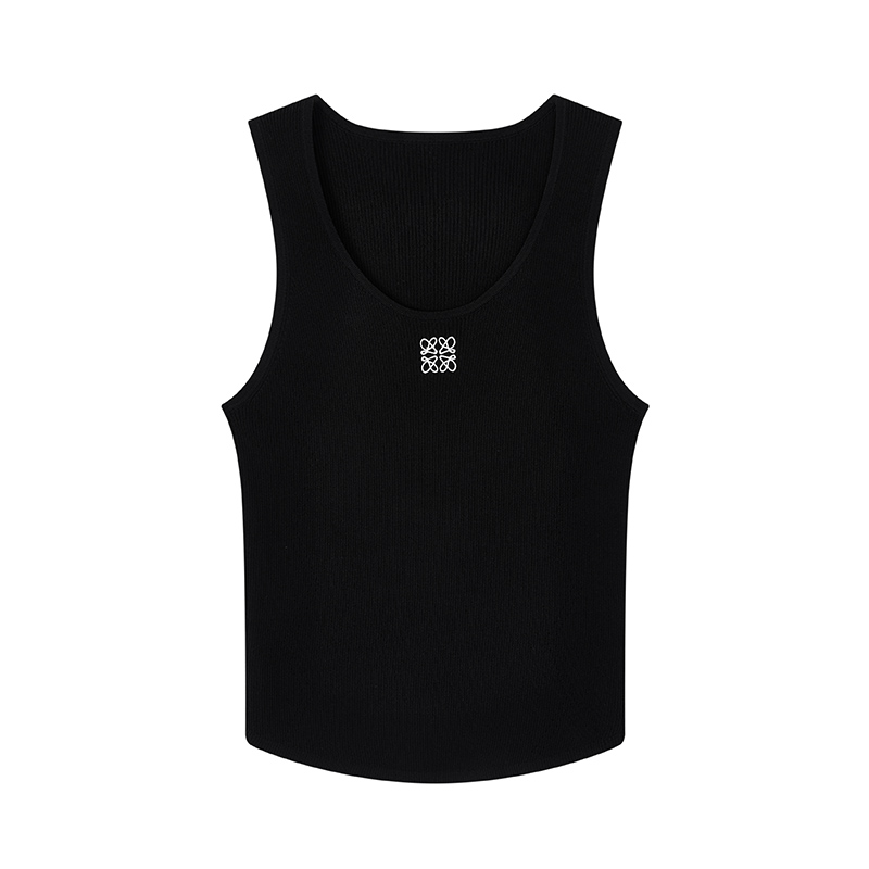 【达人专属】字母无袖针织背心N2908