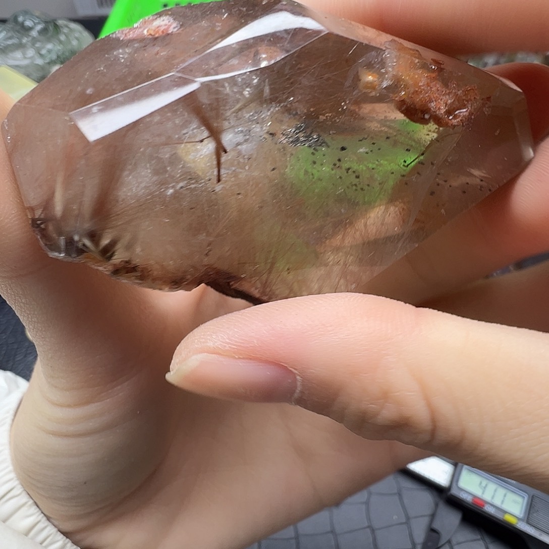 珠宝半成品未镶嵌水晶412水晶 
