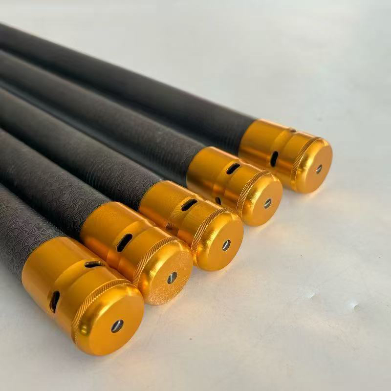 加长碳素抄网杆大物抄网多功能割草采果捞鱼野钓抄鱼用品