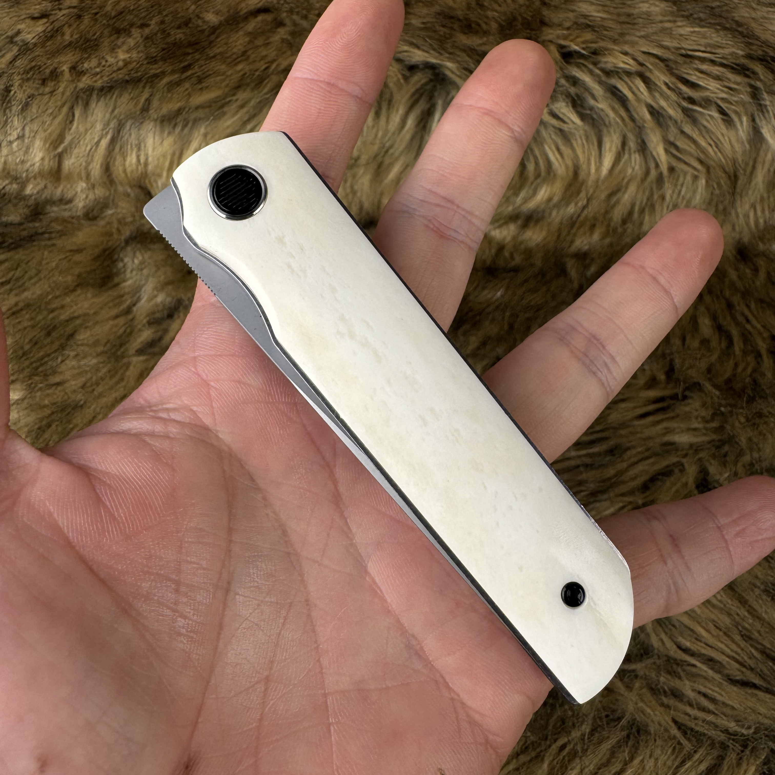 【收藏级】SKD-11三枚合钢覆土烧刃多功能户外工具刀