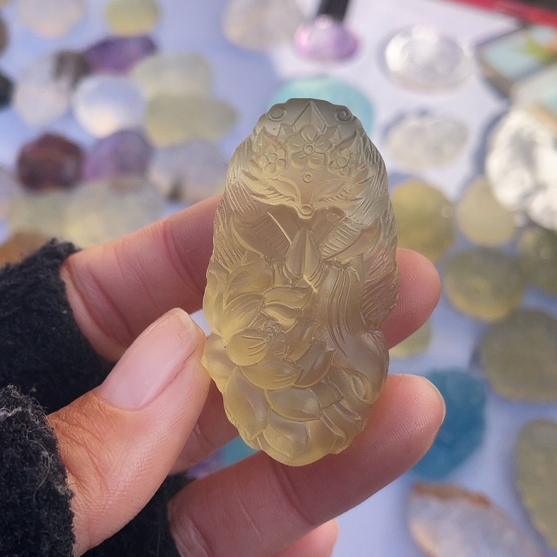 水晶吊坠(不含链)未镶嵌吊坠