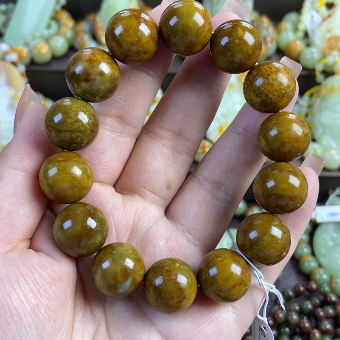 透闪石质玉未镶嵌手链