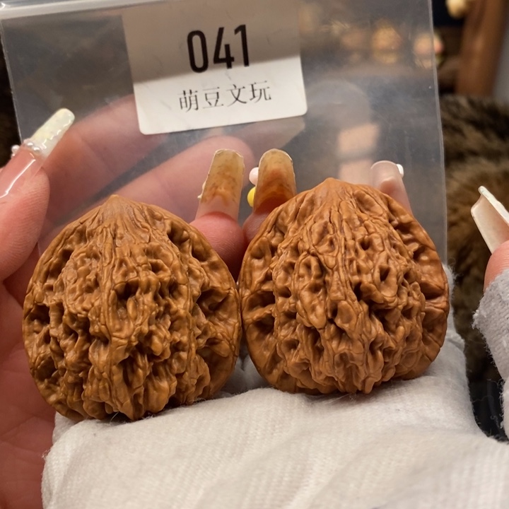 把件文玩核桃默认微瑕041全品虎头41尺