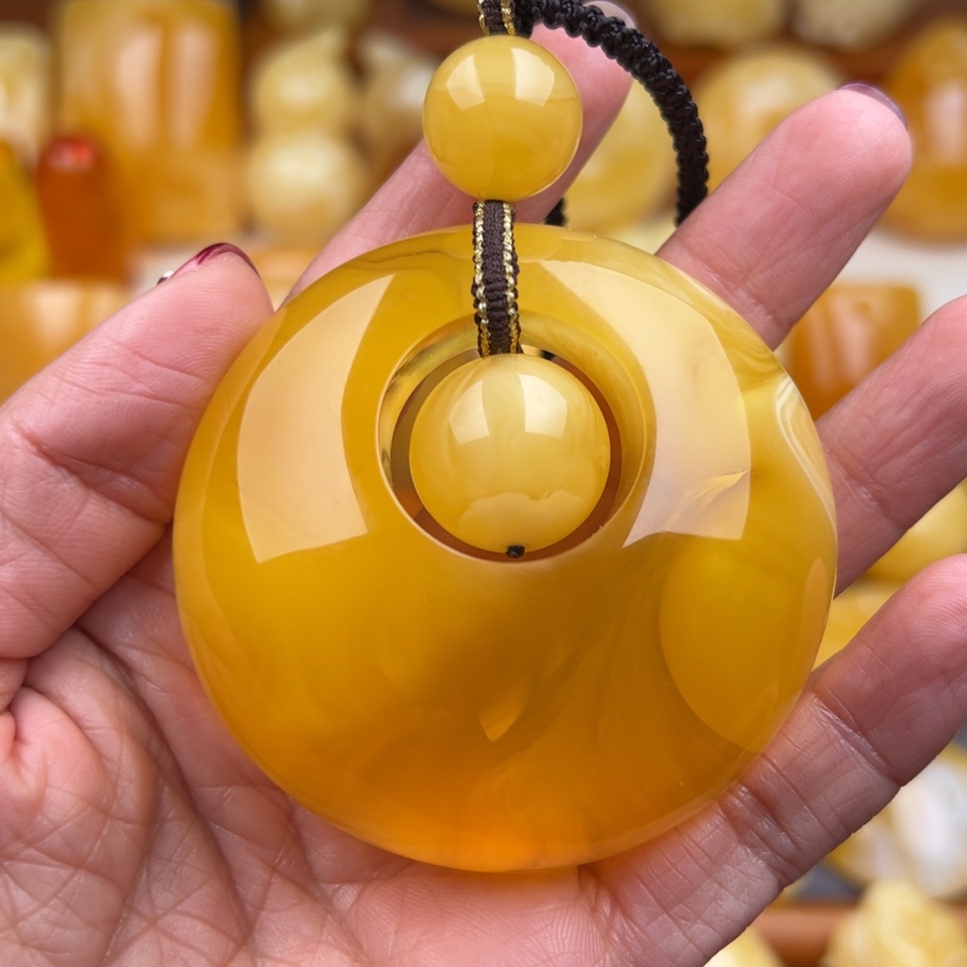 琥珀裸石未镶嵌纯天然琥珀蜜蜡无优化