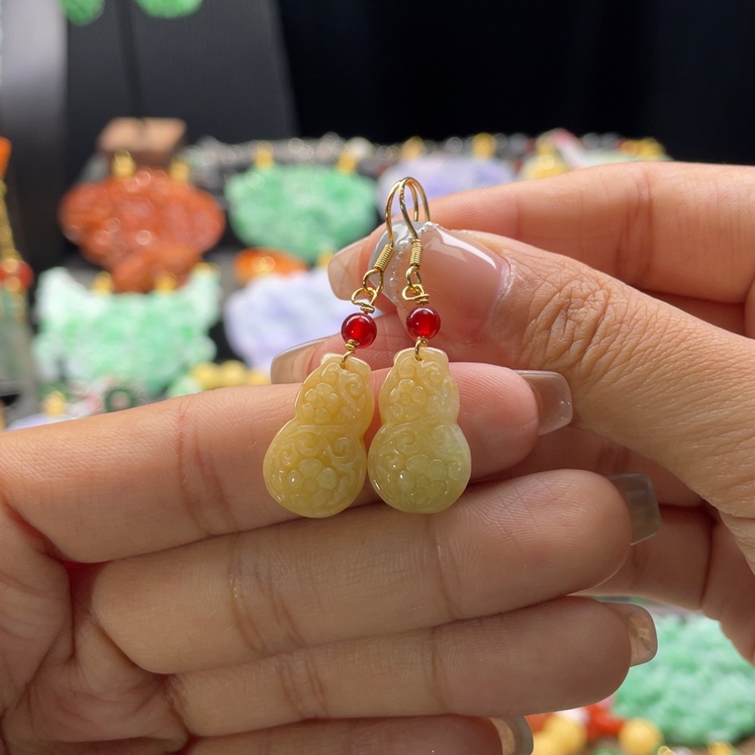 翡翠未镶嵌颈饰代编织