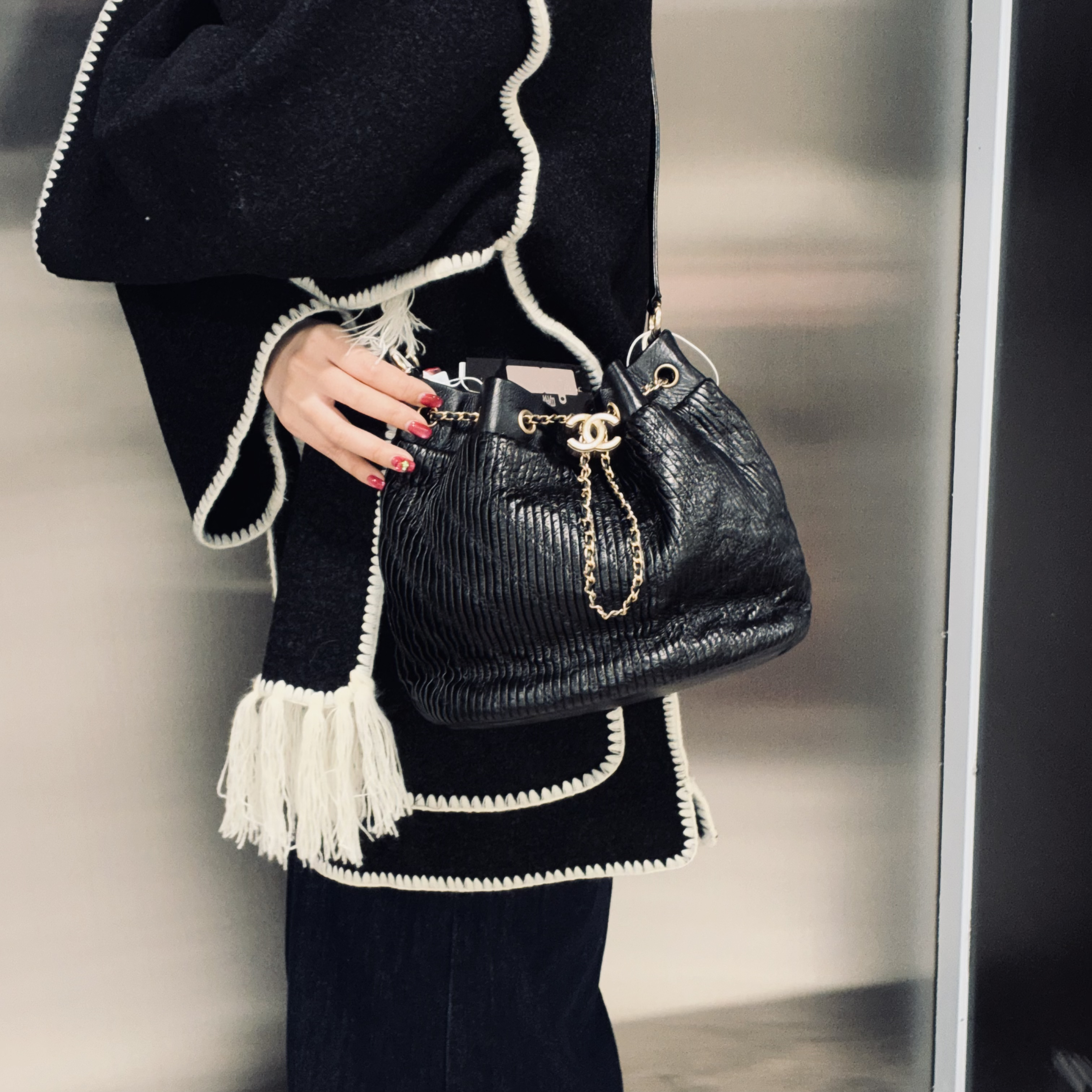 95新 Chanel/香奈儿 香奈儿水桶包