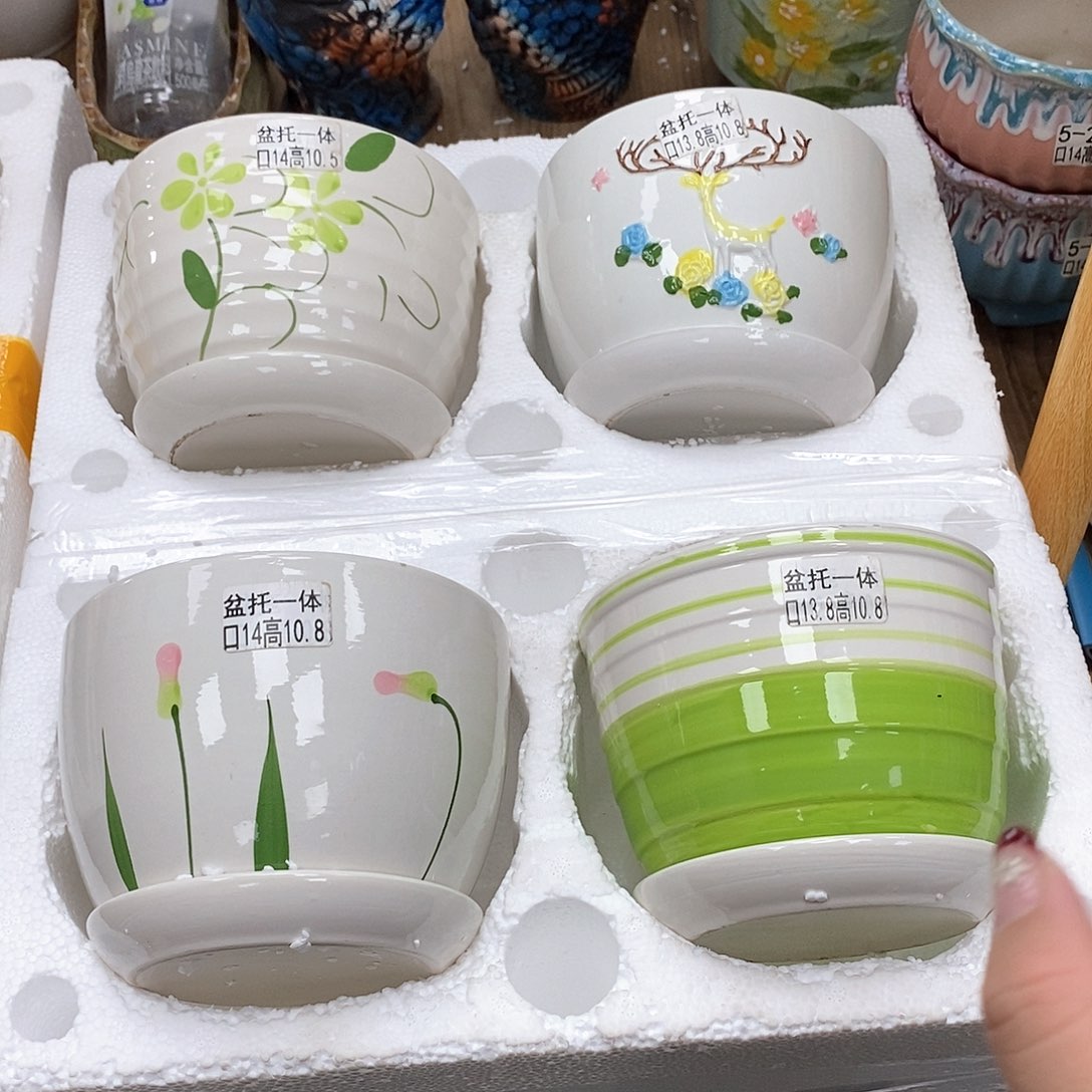 陶瓷@陶瓷花盆@@5838272869