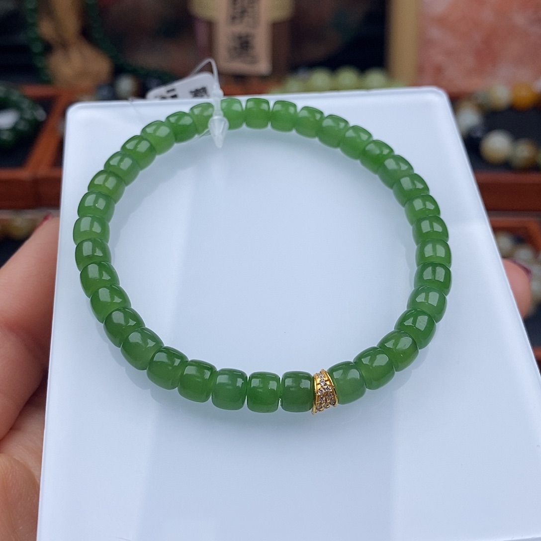 和田玉手链未镶嵌