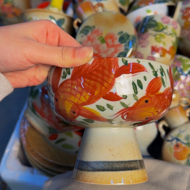 瓷片景德镇陶瓷手工手绘