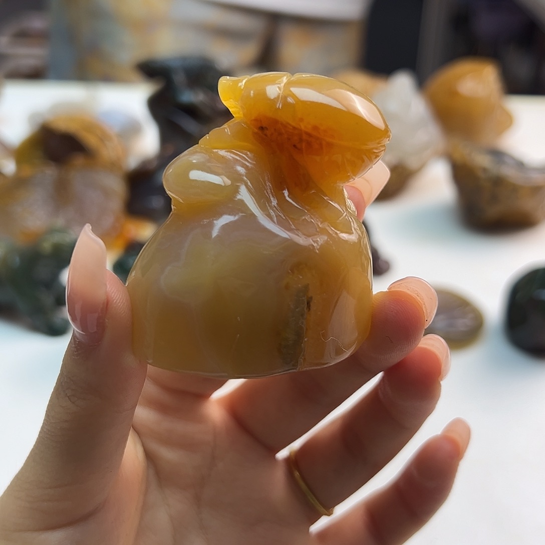 玛瑙/玉髓未镶嵌项链