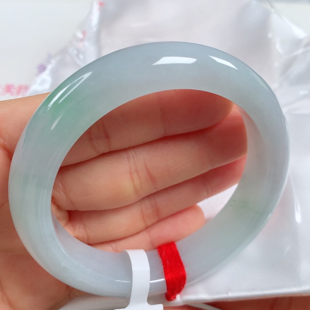 翡翠手镯未镶嵌 正圈⑨⑦