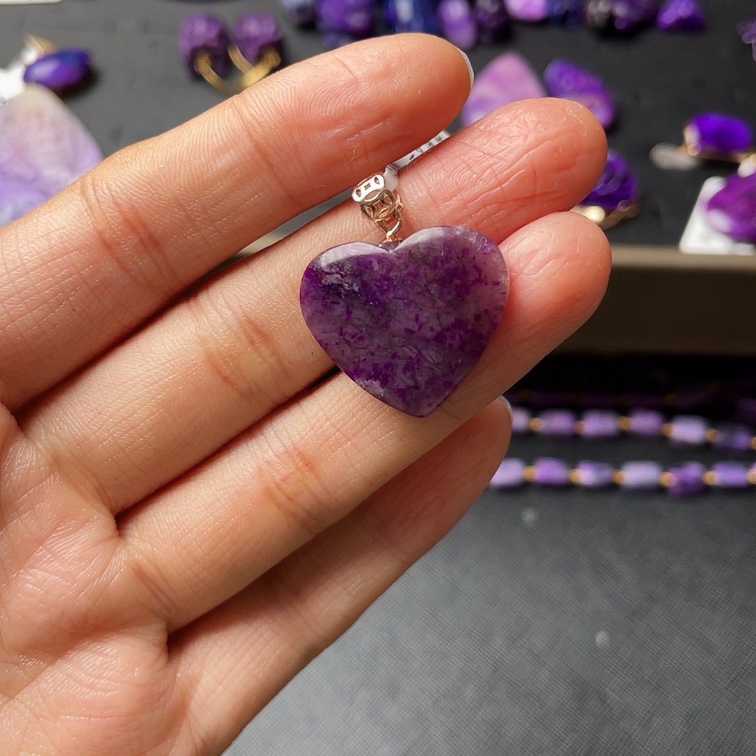 苏纪石（舒俱来）吊坠银S925镶嵌