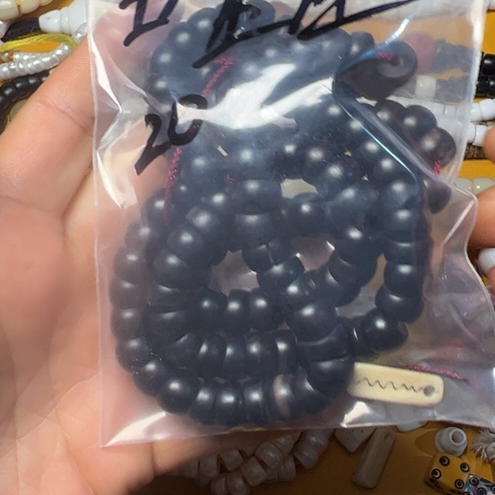 琉璃手工艺品连珠摸秃扣钱咯与