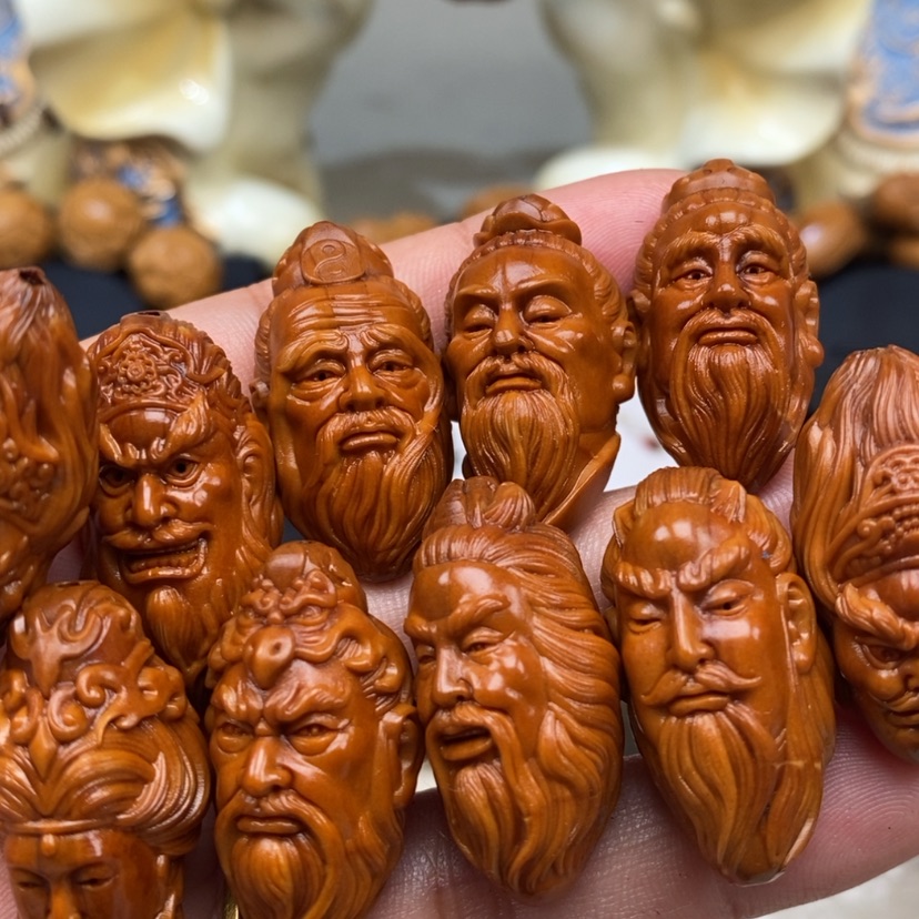 【闪购商品】橄榄核吊坠摆*橄榄手工雕刻工艺