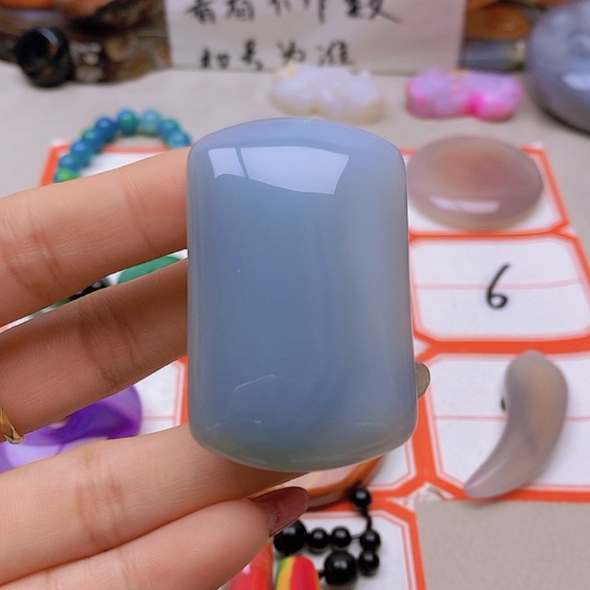 【闪购商品】未镶嵌玛瑙/玉髓珠宝半成品k****好