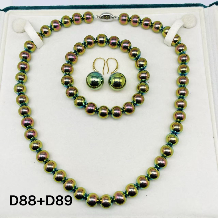 （双双甄选） D88+D89精美时尚美人珠链约10mm 多样性发货