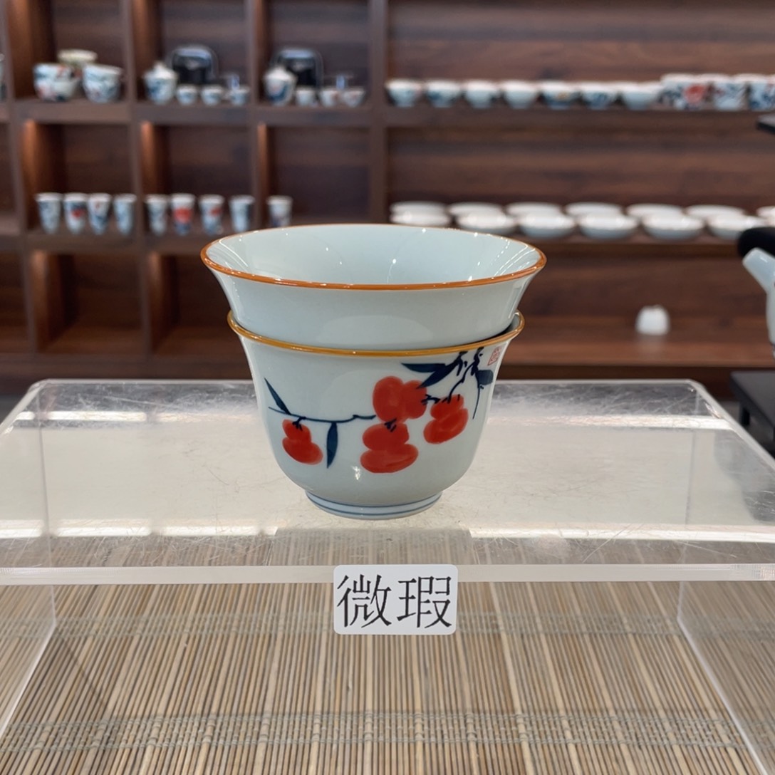 釉下老陶泥手工绘制