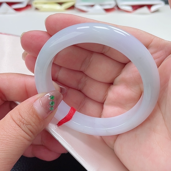 翡翠手镯未镶嵌缅甸翡翠手镯56圈